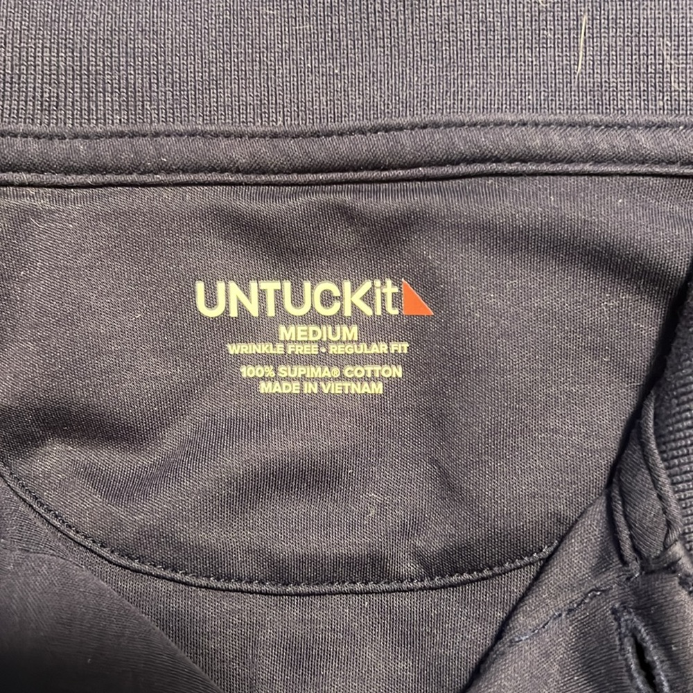 UNTUCKit Men's Navy Polo Shirt - Picture 4 of 4